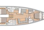 Beneteau Oceanis Yacht 54 - Layout Image