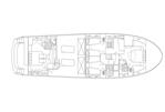 Aquastar 74 - Layout Lower Deck