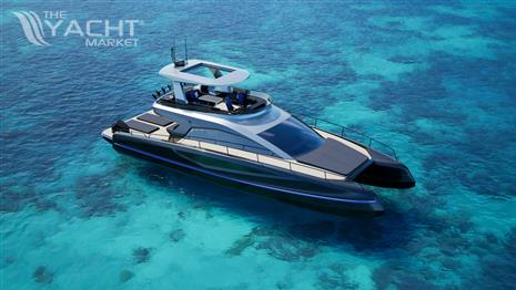 Infiniti Yachts &amp; Concept Yachts Infiniti GT Flybridge Powercat