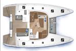 Lagoon 42 - Manufacturer Provided Image: Lagoon 42 Upper Deck Layout Plan