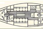 Westerly Fulmar 32 - Layout Plan