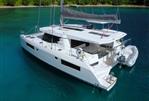 Leopard 45 - Judine Anchored at Peter Island BVI Sept. 2024