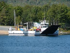 1990 85' x 37' x 5' Landing Barge w/ Ramps