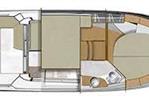 Beneteau Antares 9 - Layout Lower Deck