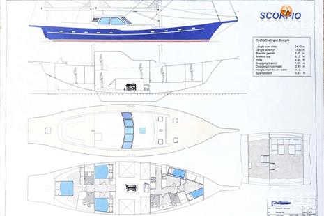 Helleman Steel Ketch casco 24M - Picture 1