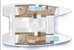 Lagoon 42 - Layout Lower Deck