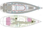 Sweden Yachts 42 - Layout Image