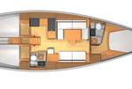 Dufour 45e - Layout Image