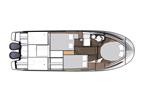 Jeanneau Merry Fisher 1095 Fly - Jeanneau Merry Fisher 1095 Fly - diagram of cabin layout