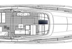 SANLORENZO SX88 - Layout Flybridge