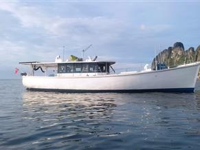 Custom Traditional Wooden Boat Motor Boat Cruiser