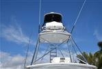 Hatteras 60 Convertible - Pipewelders Full Tower with Center Ladder and Blacked Out Tower Station   