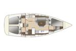 Dufour 375 Grand Large - Layout Plan