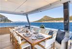 Gulf Craft Majesty Yachts 100 - OCEAN VIEW - Aft Deck Dining