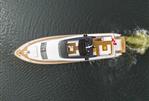 Amer 94 - Aerial view of 2017 Amer 94 yacht cruising on open water.