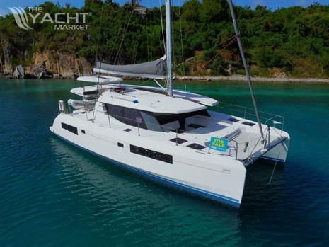 Leopard 45 - Judine Anchored at Peter Island BVI Sept. 2024