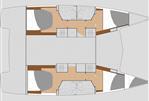 Fountaine Pajot Isla 40 - Layout Lower Deck