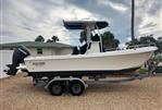 May-Craft 2300CCX - 2017 May-Craft 2300CCX boat on trailer, parked outdoors.