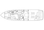 Sunseeker Predator 72 - Manufacturer Provided Image: Accommodation Layout