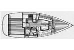 Beneteau Oceanis 321 - Layout Image