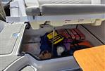 Four Winns H350 - 2019 Four Winns H350 boat storage compartment with life jackets and supplies.