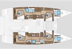 Lagoon 55 - Layout Lower Deck