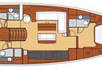 Beneteau Oceanis Yacht 62 - Layout Image