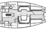 Moody 47 CC - Moody 47 Cabin Layout