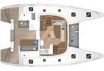 Lagoon 42 - Layout Main Deck