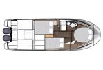 Jeanneau Merry Fisher 1095 - Jeanneau Merry Fisher 1095 - diagram of cabin layout