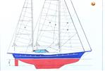 Helleman Steel Ketch casco 24M - Picture 3