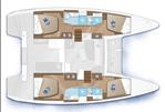 Lagoon 42 - Manufacturer Provided Image: Lagoon 42 4 Cabin Layout Plan