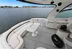 Sea Ray 500 Sundancer - Luxurious 2005 Sea Ray 500 Sundancer yacht interior with elegant seating and scenic water view.