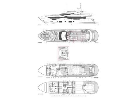 Sunseeker 116 Yacht - Layout