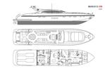 Overmarine Mangusta 108 - Mangusta 108 layout