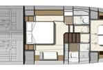 Prestige 460 S - Layout Lower Deck