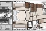 Azimut 50 Flybridge - Layout Lower Deck