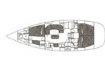 Beneteau Oceanis 411 Celebration - Layout Image