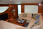 Hatteras 60 Convertible - View of Salon Looking Aft  