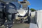 Marlago FS 35 - 2008 Marlago FS 35 boat with twin Yamaha outboard motors in a driveway.