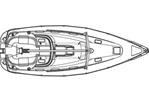 Bavaria 39 Cruiser - Manufacturer Provided Image: Deck Plan
