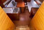 Dufour 335 Grand Large - Interior from companionway 