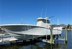 Yellowfin 36 Offshore - 2016 Yellowfin 36 Offshore boat docked on a sunny day.