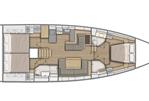 Beneteau Oceanis 51.1 - Layout Image