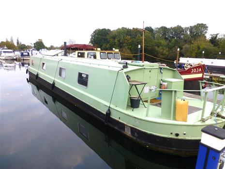 Classic Dave Clark Boat Builders 57&#39;  Widebeam Sail a Way