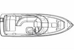 Rinker Fiesta Vee 270 - Layout