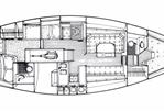 Westerly Oceanranger 38 - Layout