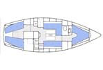 Hallberg Rassy 352 - Layout Image