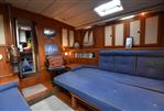 Freedom 47 Pilothouse - Main cabin looking forward