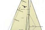 One Design National Squib 902 - Sail plan